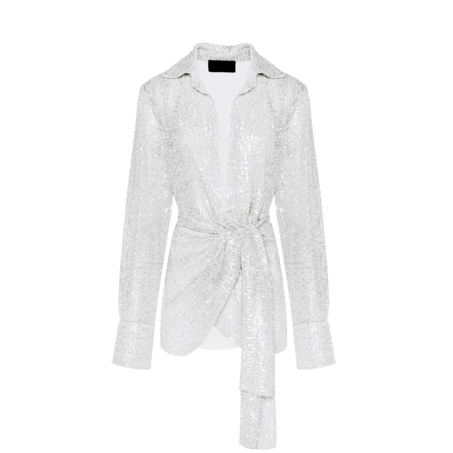 Women Gonçalo Peixoto | White Sequins Dress