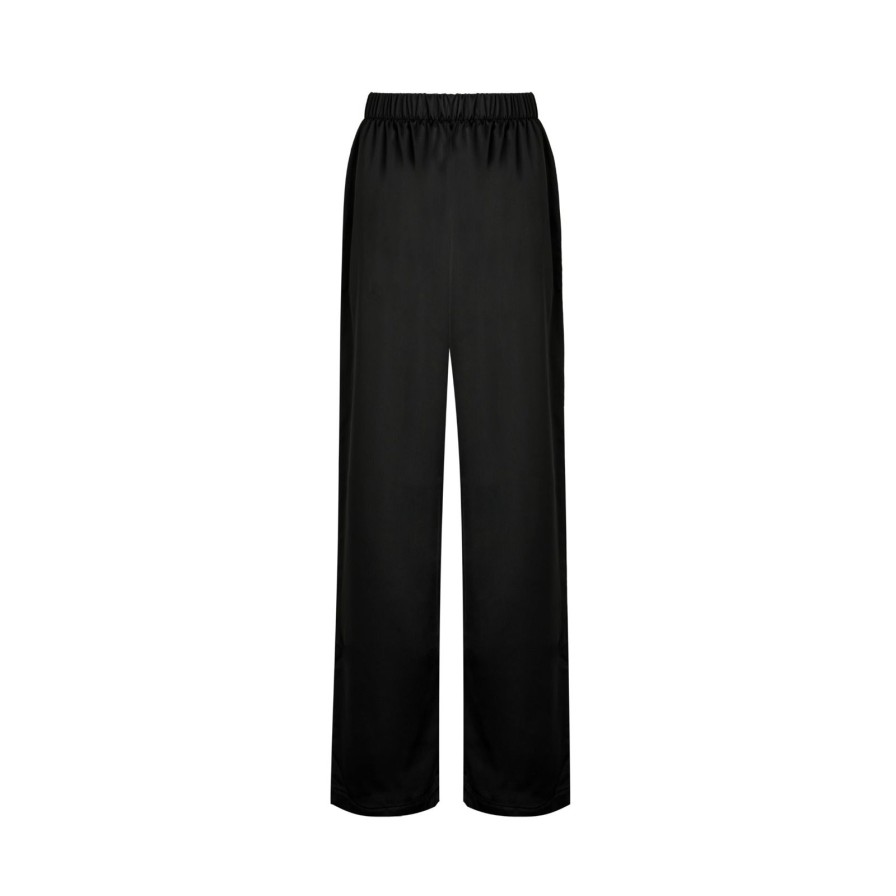 Women Gonçalo Peixoto | Black Satin Pants