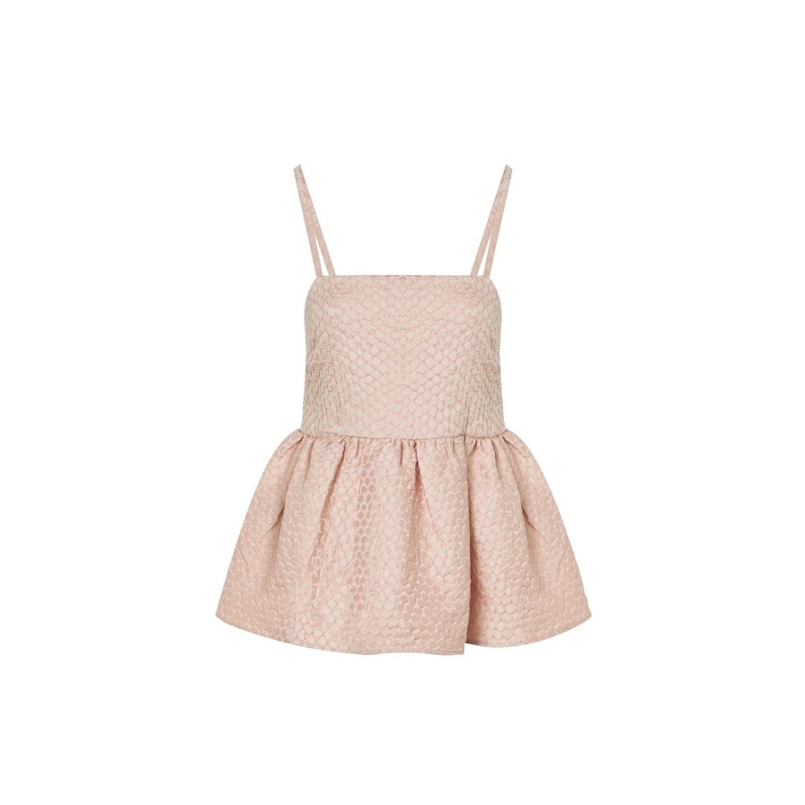 Women Gonçalo Peixoto | Pink Ruffled Top