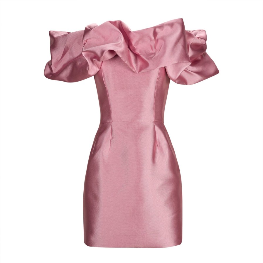 Women Gonçalo Peixoto | Pink Ruffled Dress