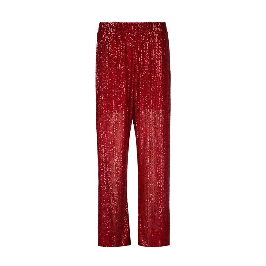 Women Gonçalo Peixoto | Red Sequins Pants