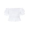 Women Gonçalo Peixoto | White Ruffled Top