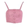 Women Gonçalo Peixoto | Pink Cropped Top