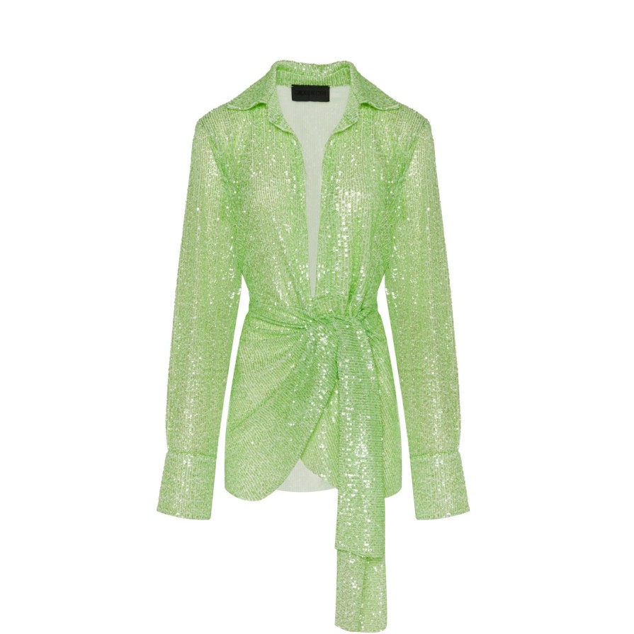 Women Gonçalo Peixoto | Green Sequins Dress