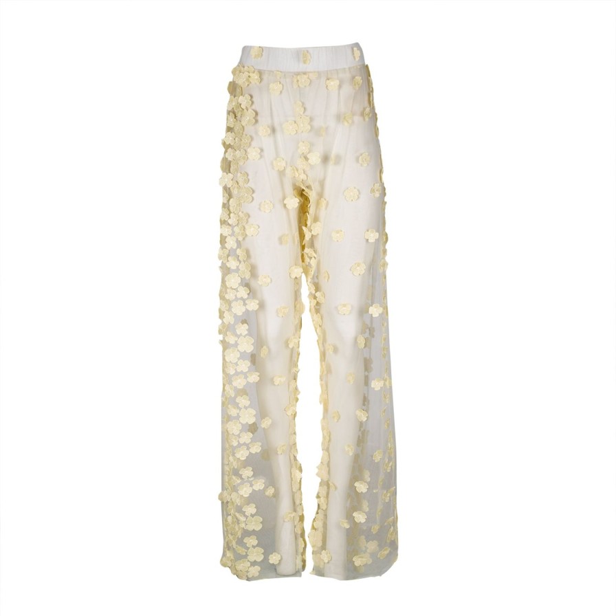 Women Gonçalo Peixoto | Yellow Flowers Pants