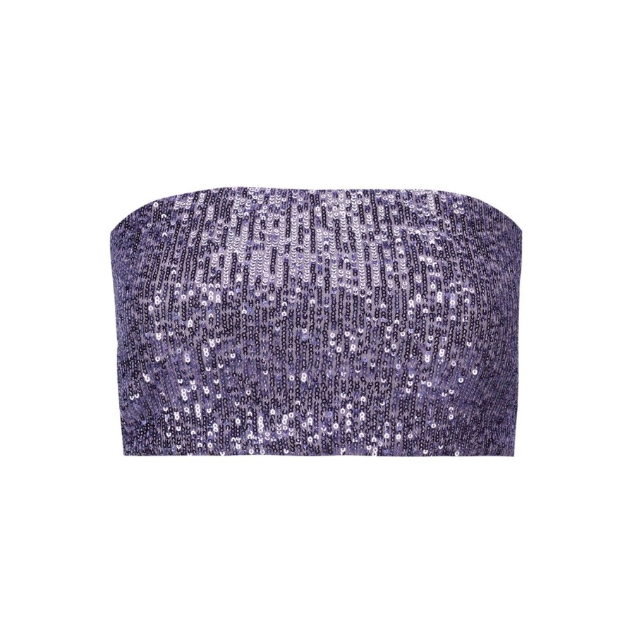 Women Gonçalo Peixoto | Purple Sequins Top