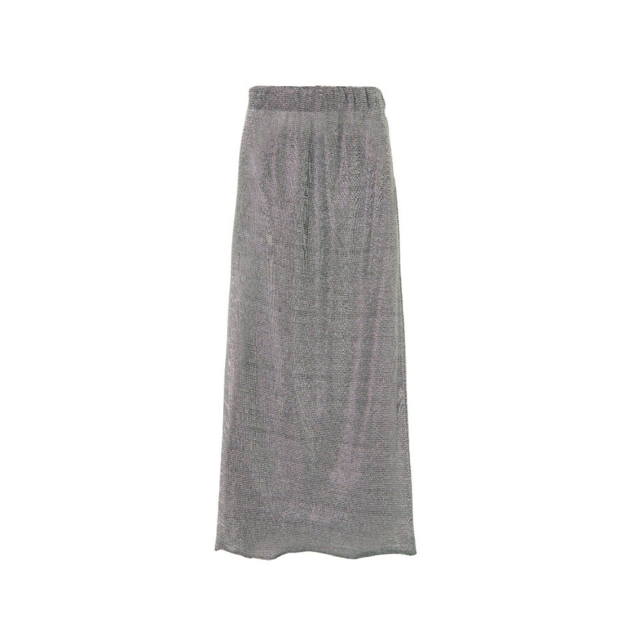 Women Gonçalo Peixoto | Silver Skirt