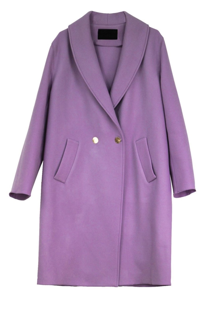 Women Gonçalo Peixoto | Long Baby Lilac Coat