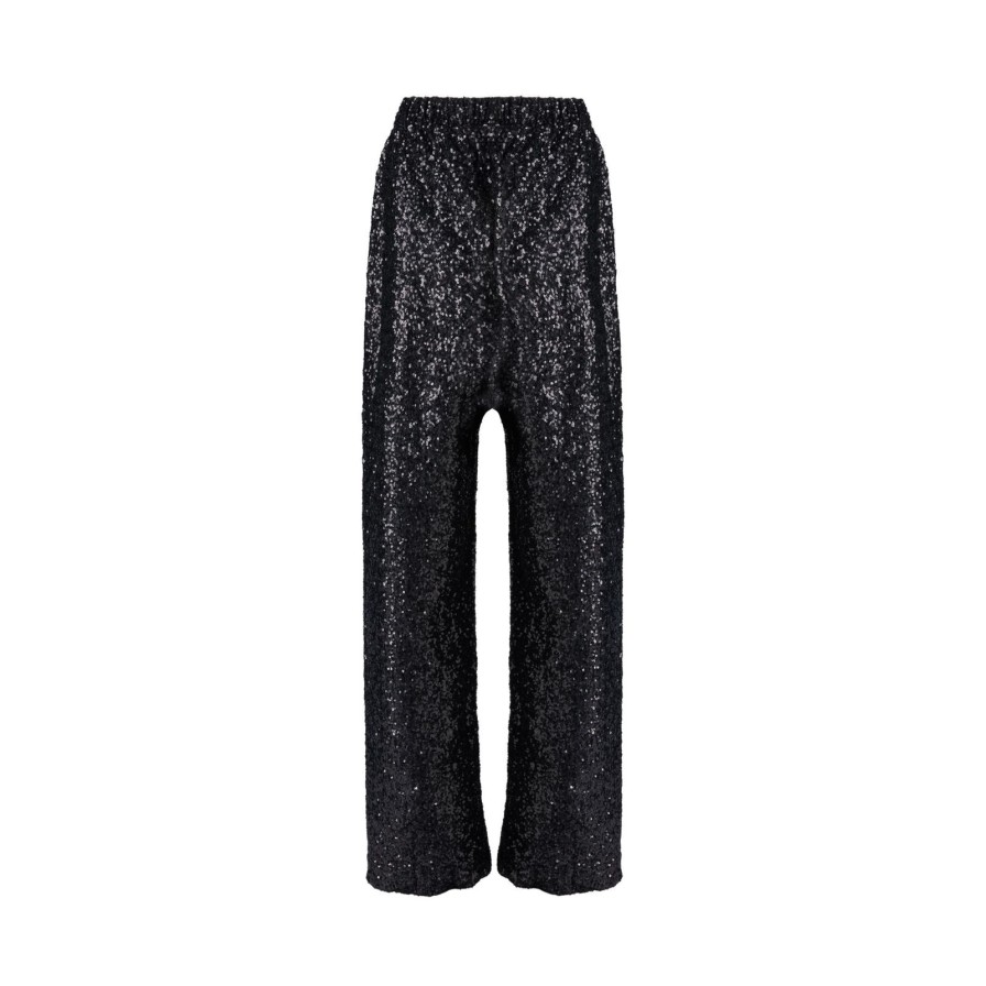 Women Gonçalo Peixoto | Black Sequins Pants