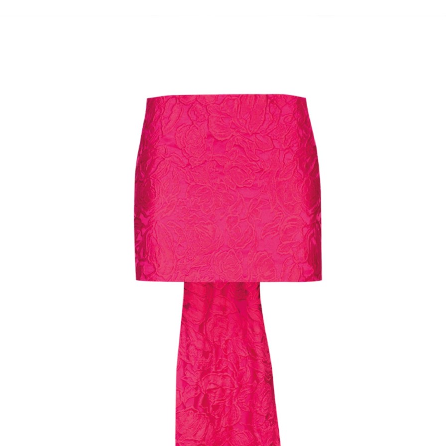 Women Gonçalo Peixoto | Pink Jacquard Mini Skirt