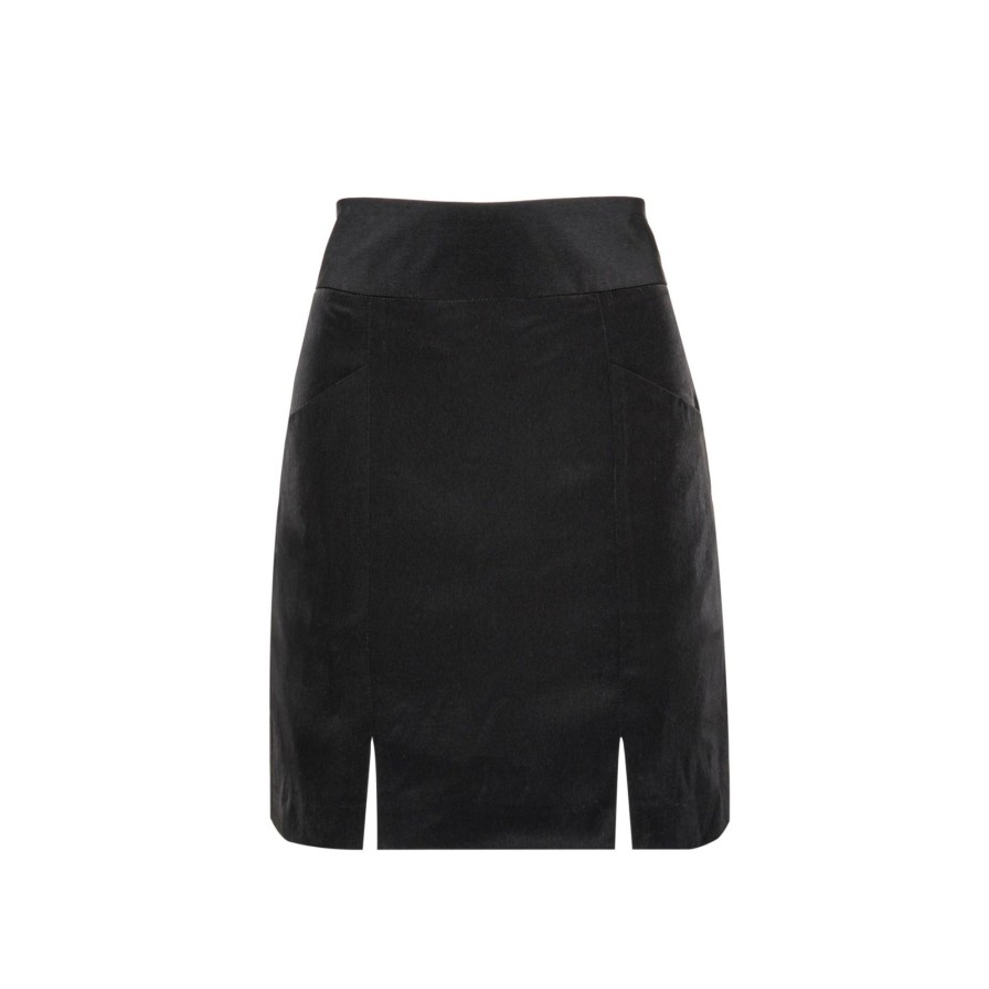 Women Gonçalo Peixoto | Mini Black Skirt