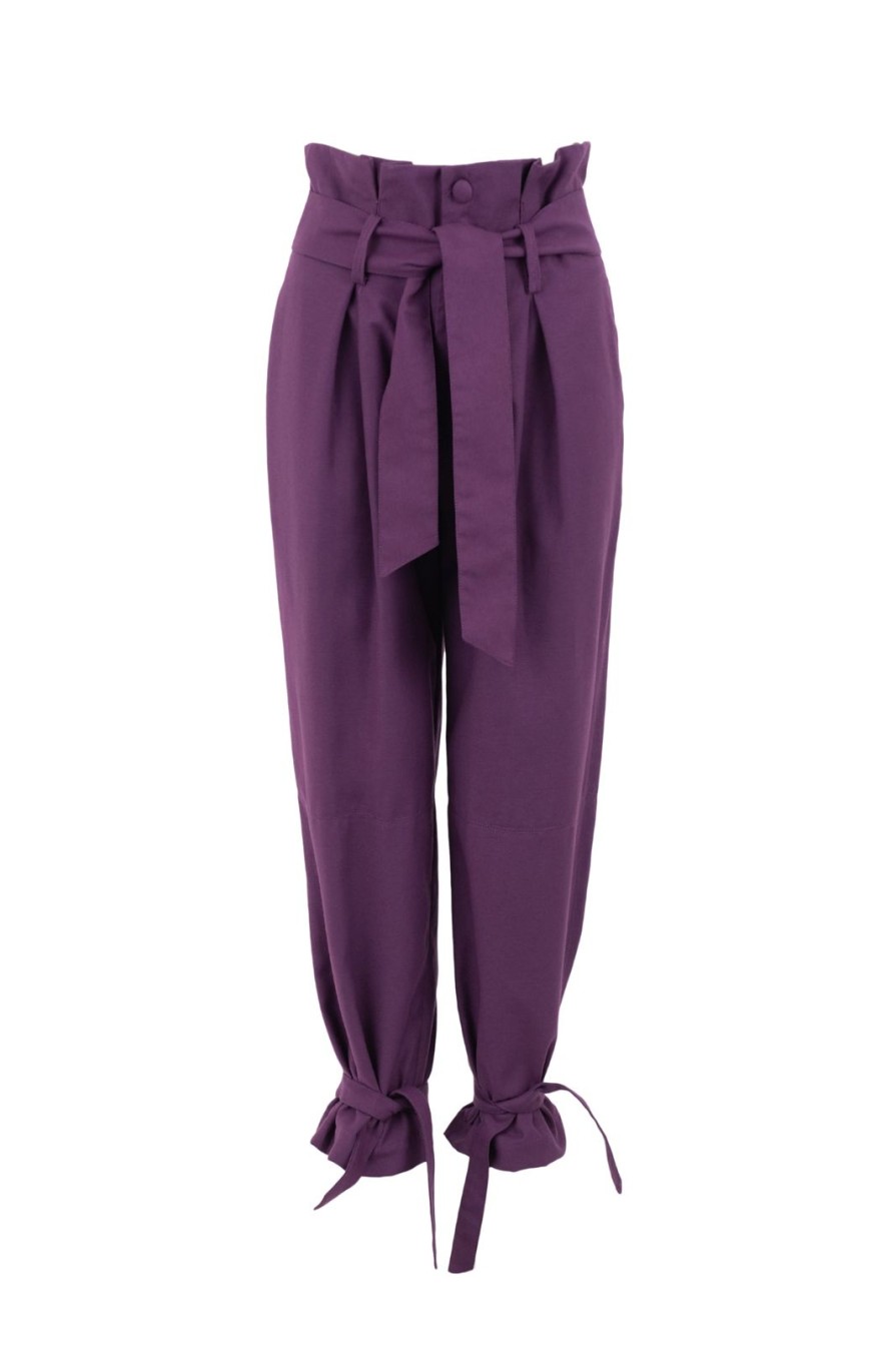 Women Gonçalo Peixoto | High Waist Belted Trousers